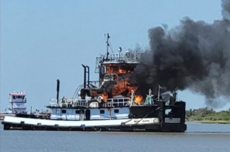 NTSB Determines Cause of Towing Vessel Fire on Gulf Intracoastal Waterway