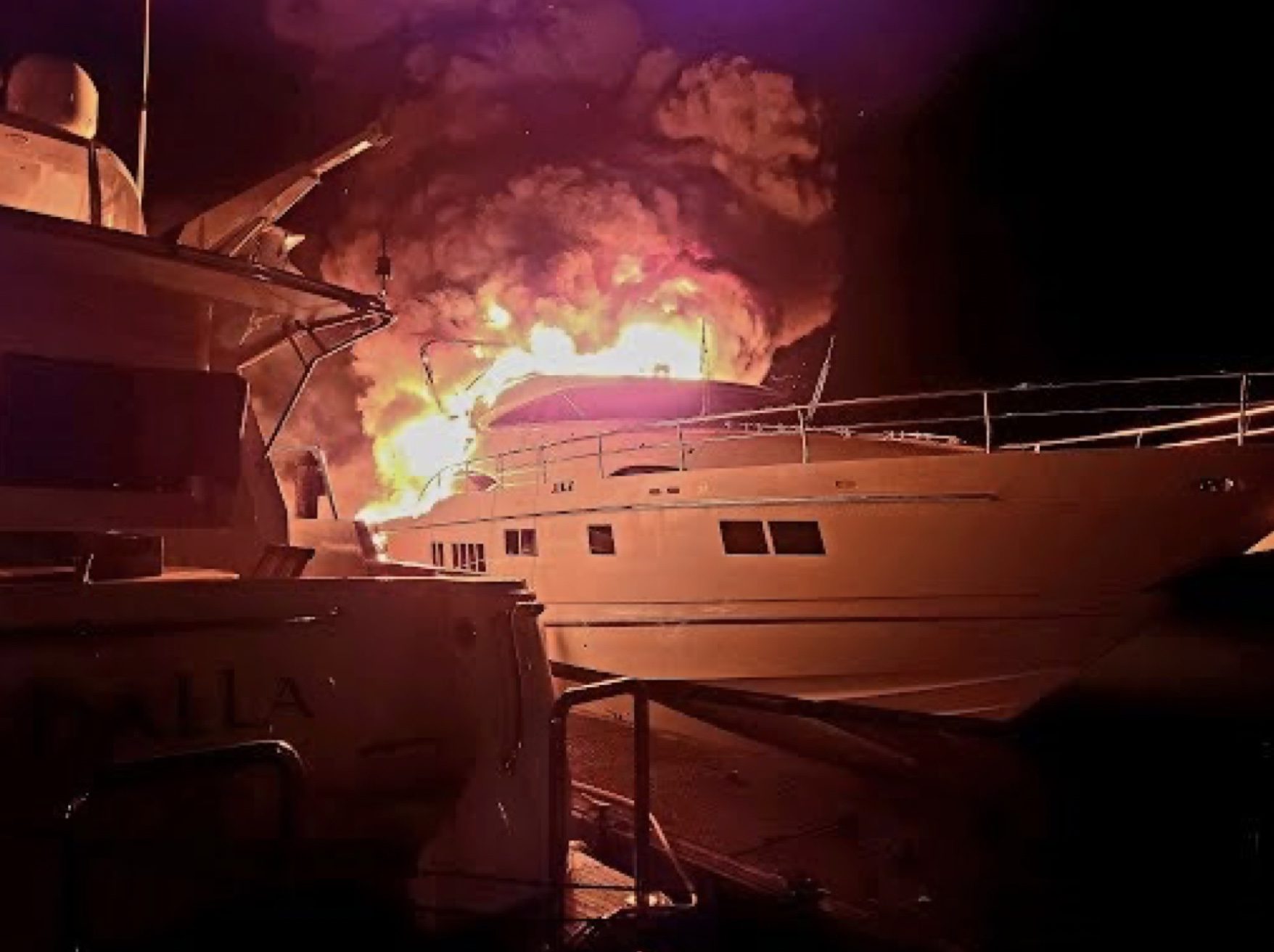 Combustion of Oily Rags Causes $1.5 Million Yacht Fire