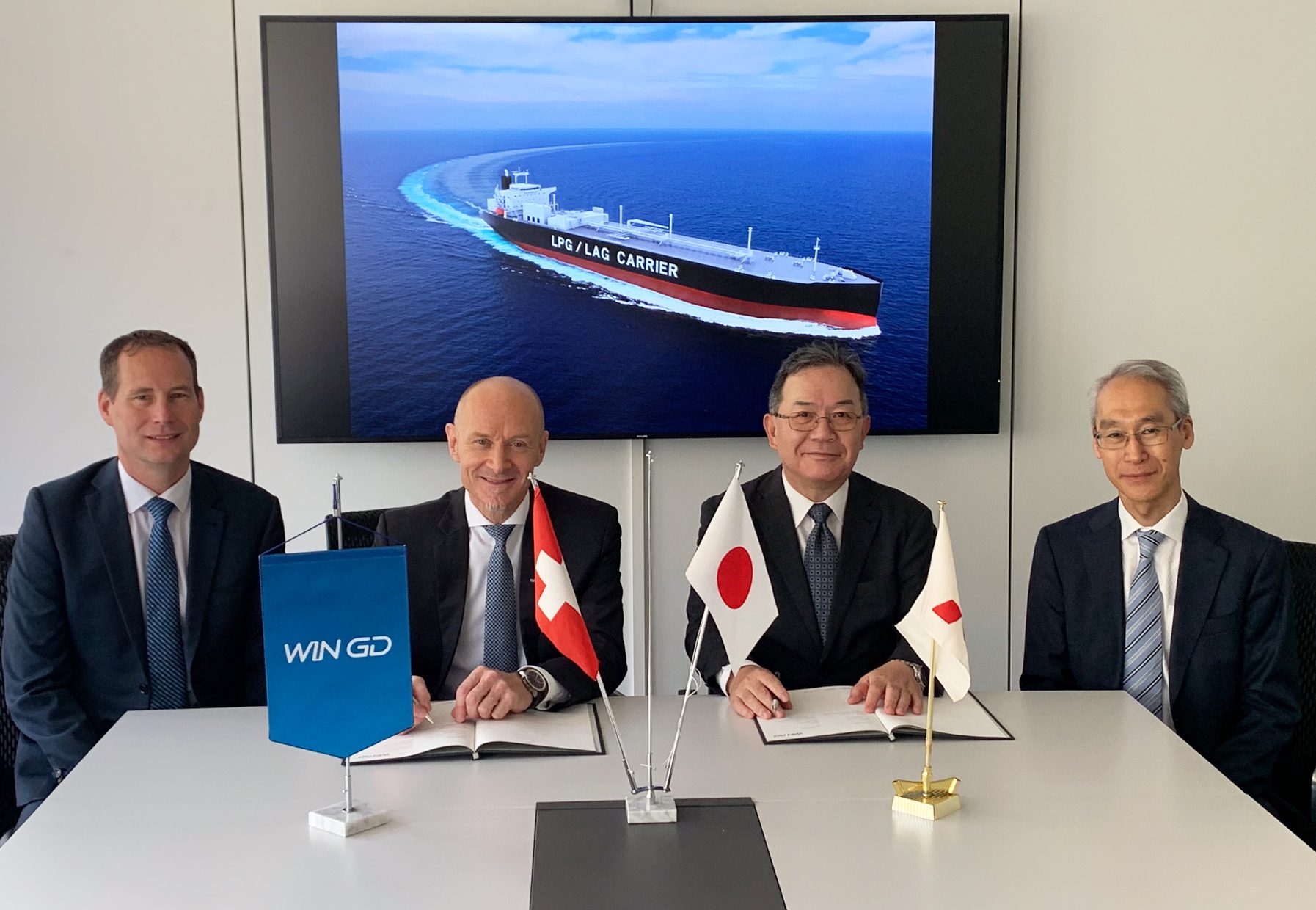 <strong>WinGD and Mitsubishi Shipbuilding sign MoU for ammonia collaboration</strong>