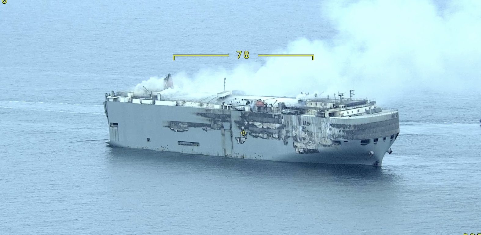 “K” Line Confirms Nearly 500 Electric Vehicles on Burning Car Carrier in the North Sea