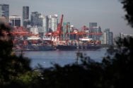 Container ships berth at the Port of Vancouver in Vancouver, British Columbia, Canada, July 20, 2023. REUTERS/Chris Helgren
