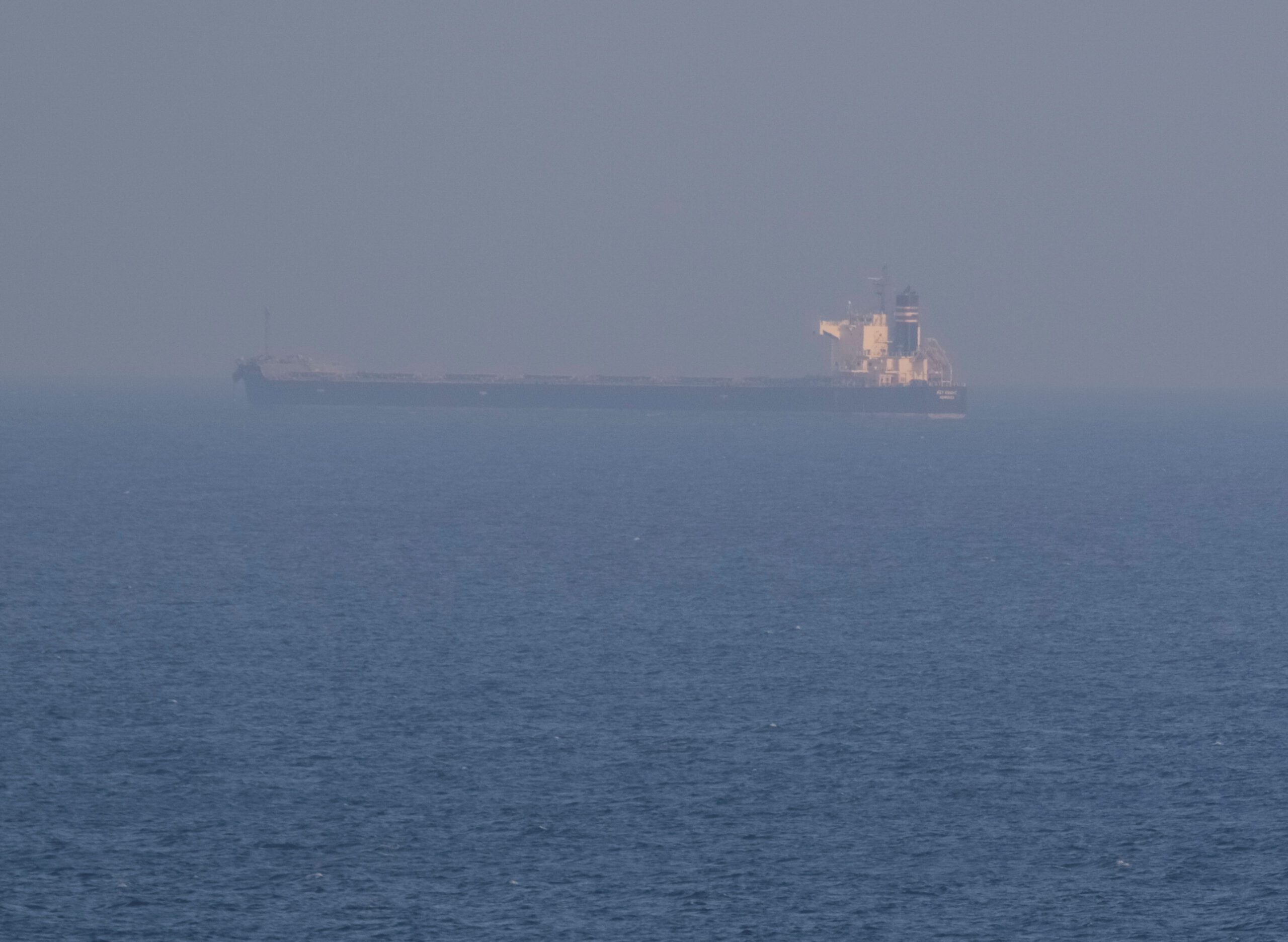 A grain ship carrying Ukrainian grain is seen in the Black Sea. Photo by Serhii Smolientsev