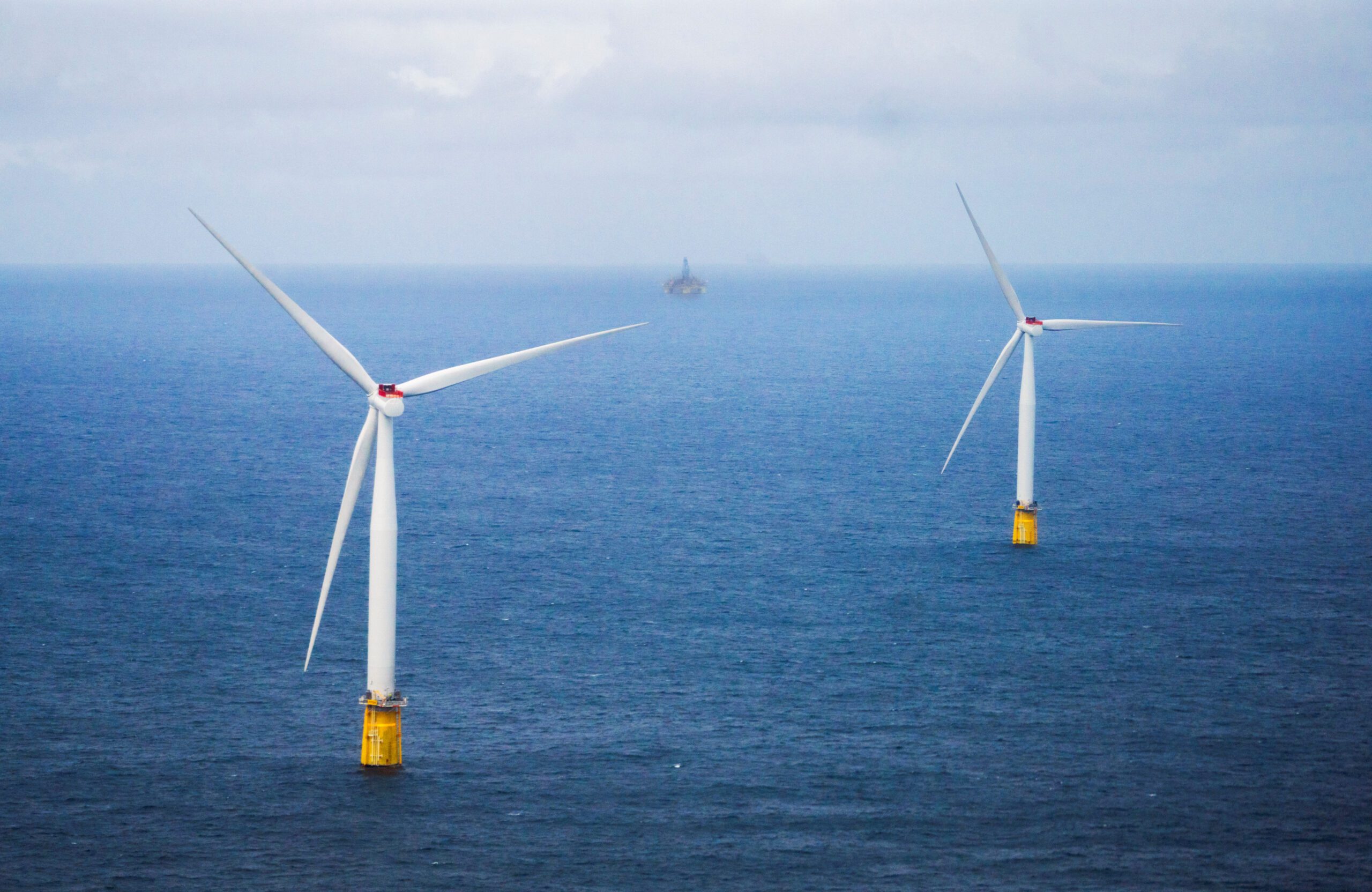 A general view of the offshore wind farm Hywind Tampen, North Sea August 23, 2023. NTB/Ole Berg-Rusten via REUTERS