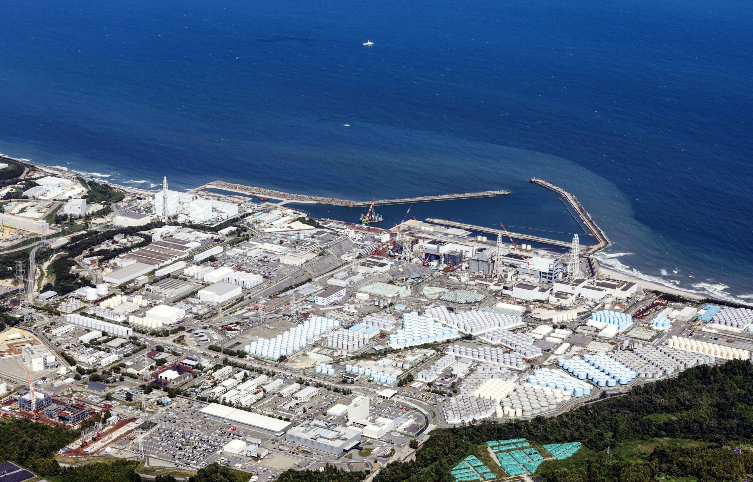 Fukushima Daiichi nuclear power plant. Photo taken by Kyodo. Kyodo/via REUTERS