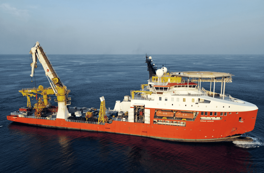 Construction support vessel Normand Navigator. Photo courtesy Solstad Offshore