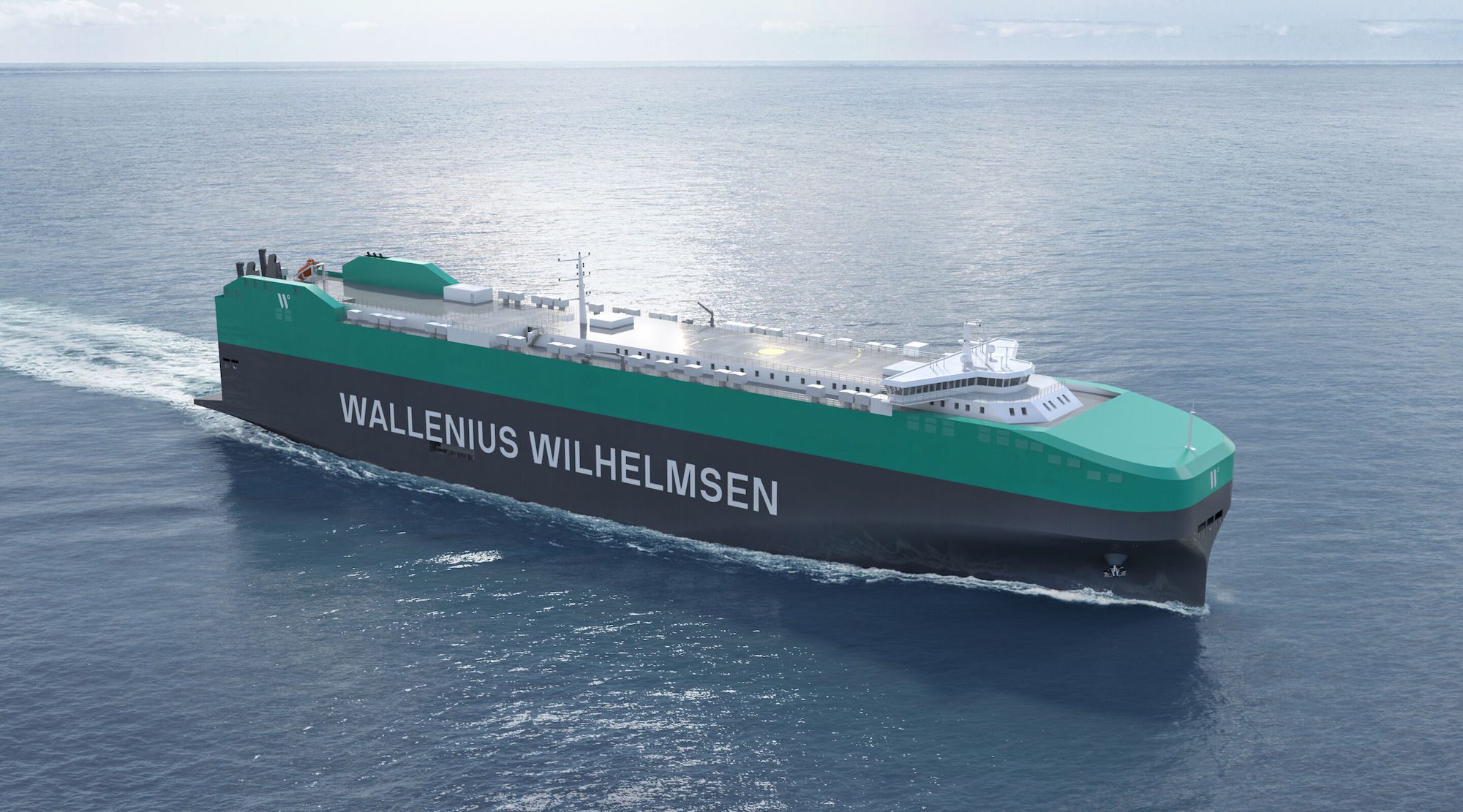 An illustration of Wallenius Wilhelmsen's "The Shaper Class" pure car and truck carriers. Illustration courtesy Wallenius Wilhelmsen