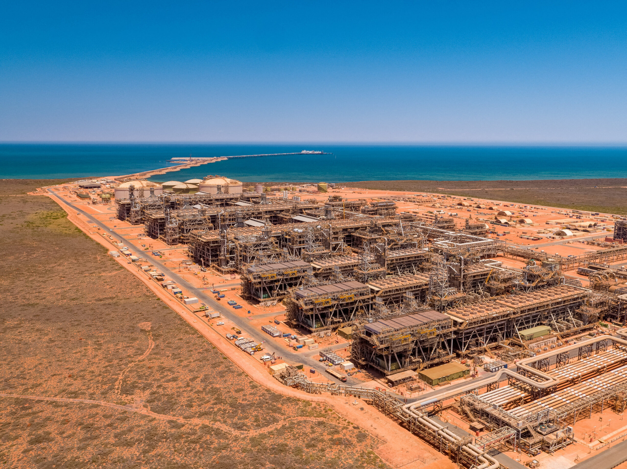 A general view of Chevron-operated Gorgon project. Chevron/Handout via REUTERS