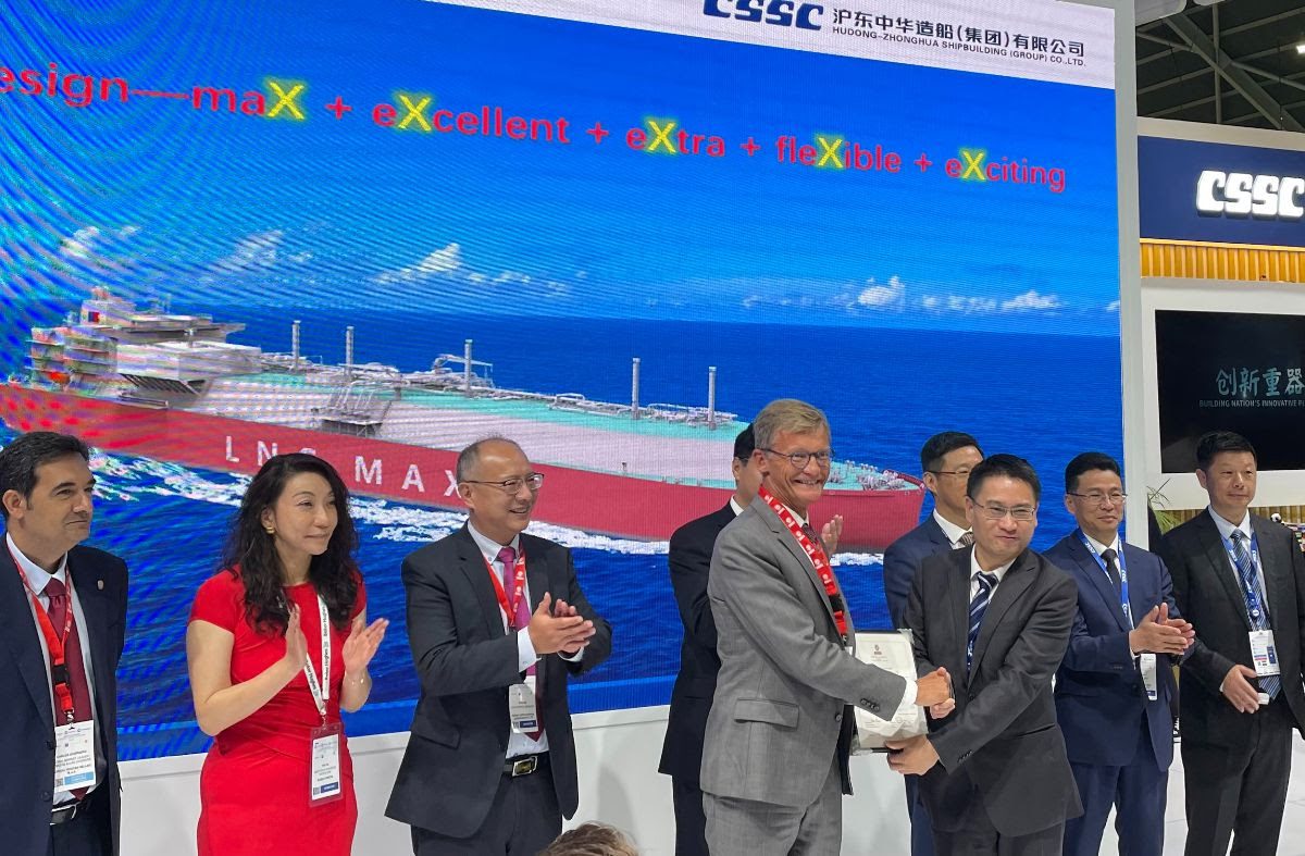 world's largest LNG carrier receives second class approval