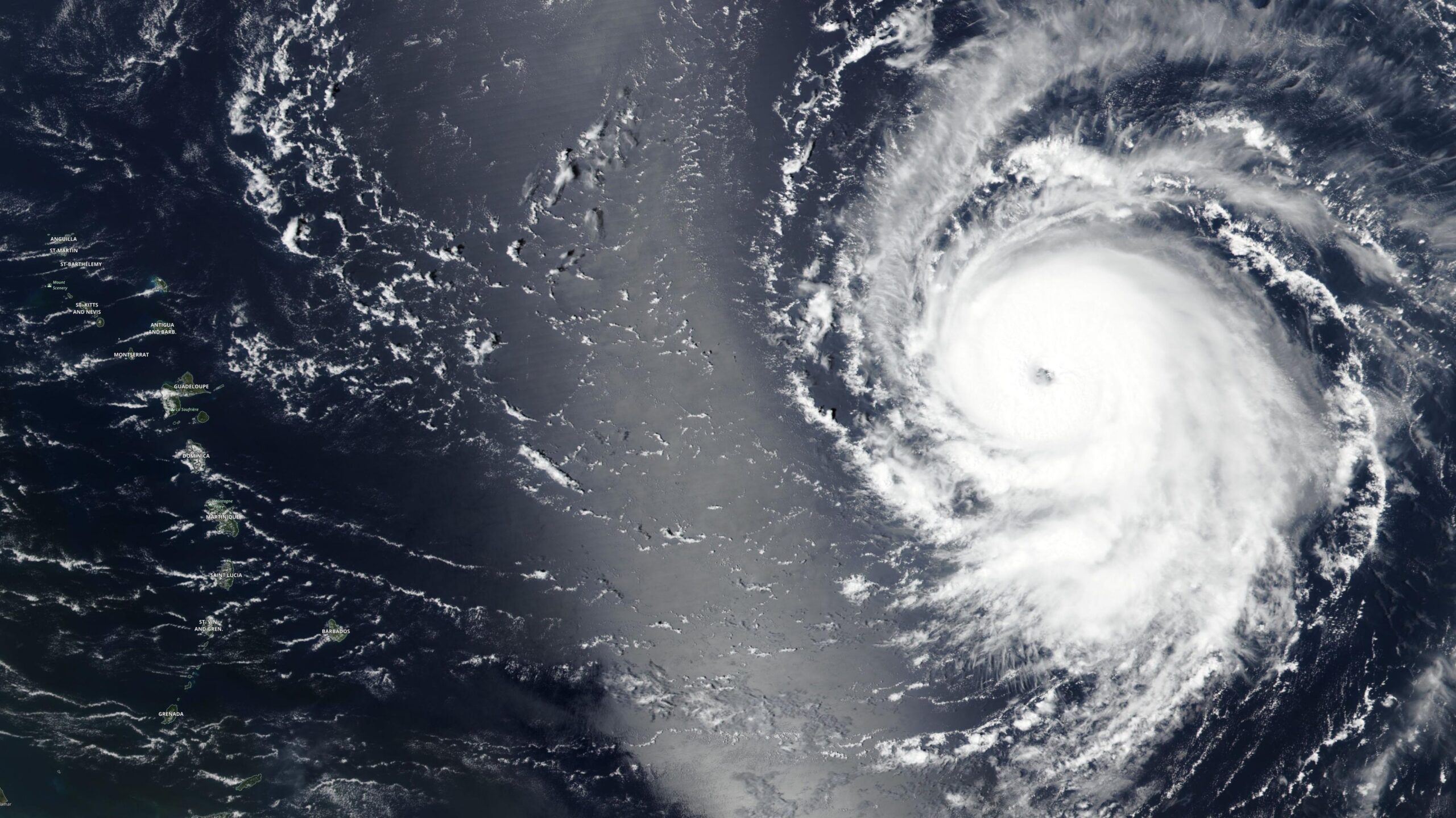 Image of Hurricane Lee courtesy Suomi NPP satellite
