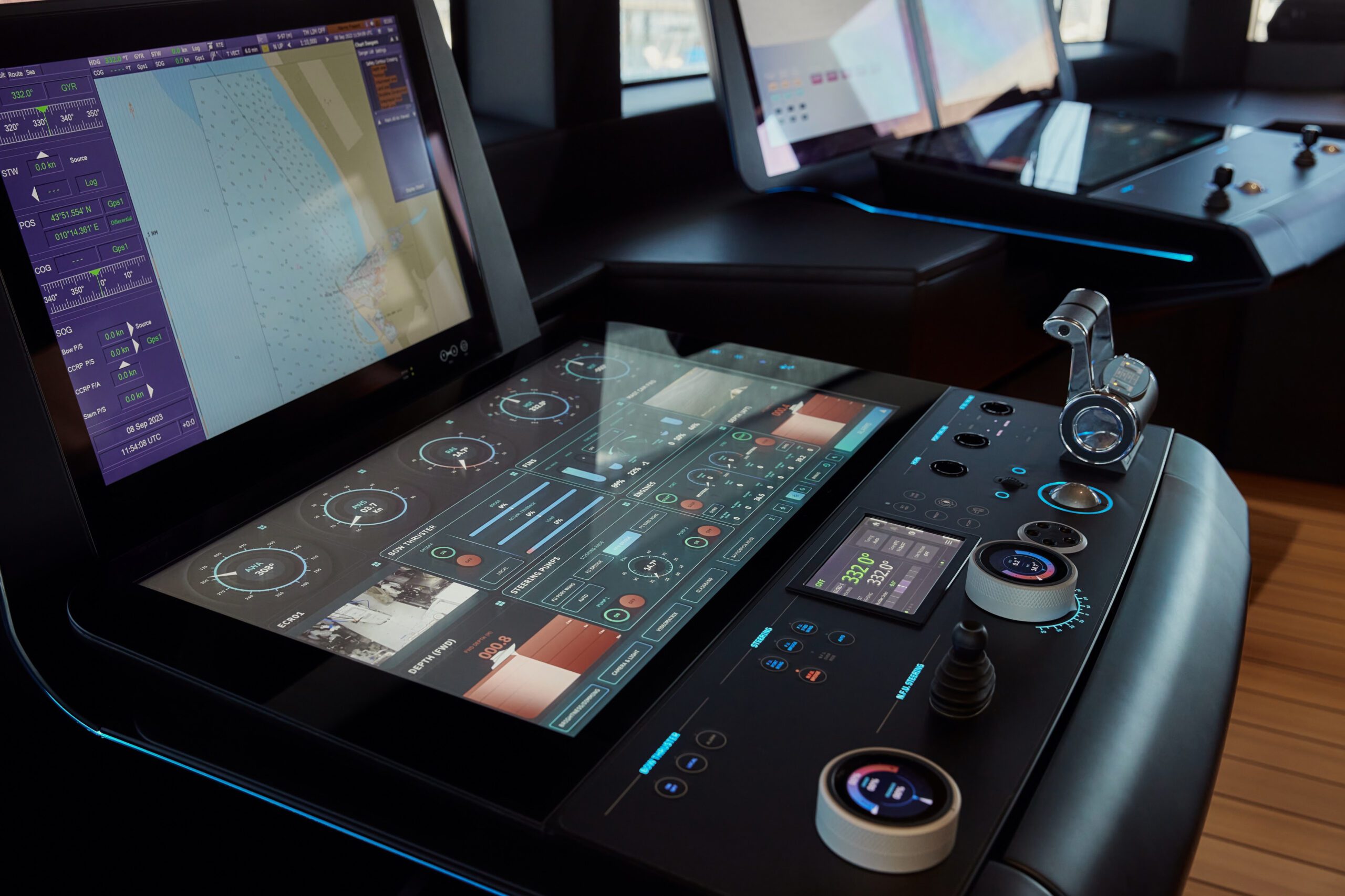 Telemar Yachting Delivers Its First Full Touch Superyacht Bridge System
