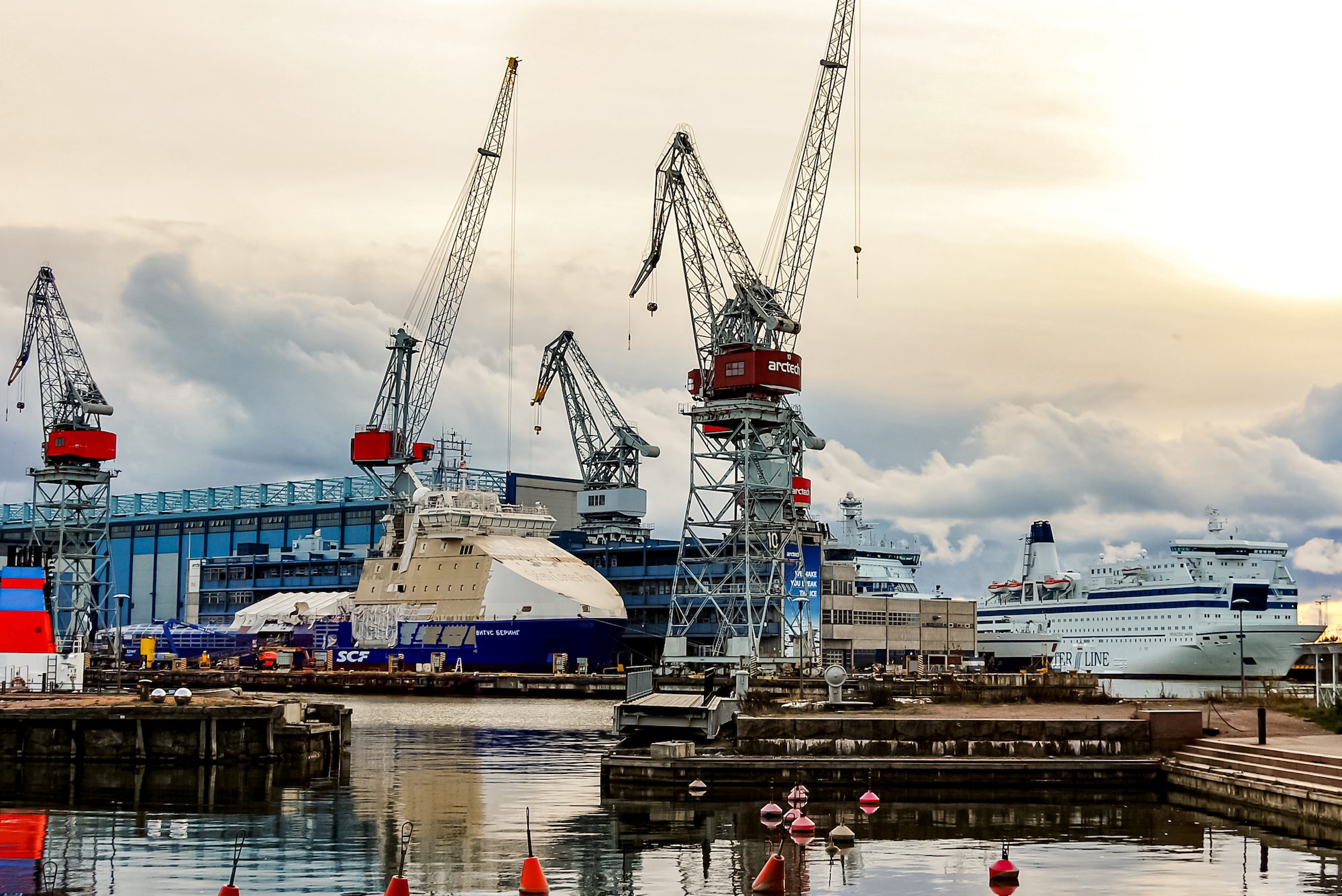Helsinki Shipyard pictured in 2012