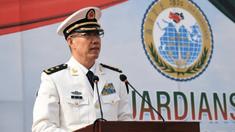 China PLA defense minister Admiral Dong