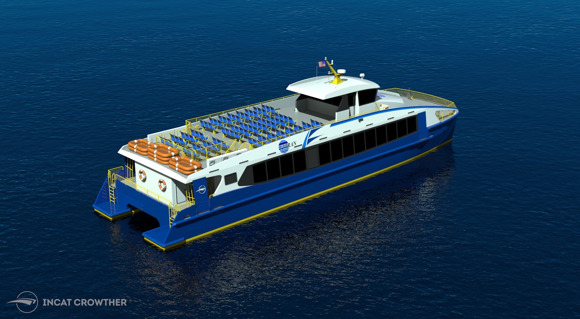 Incat Crowther to Design New Passenger Ferry for US Virgin Islands