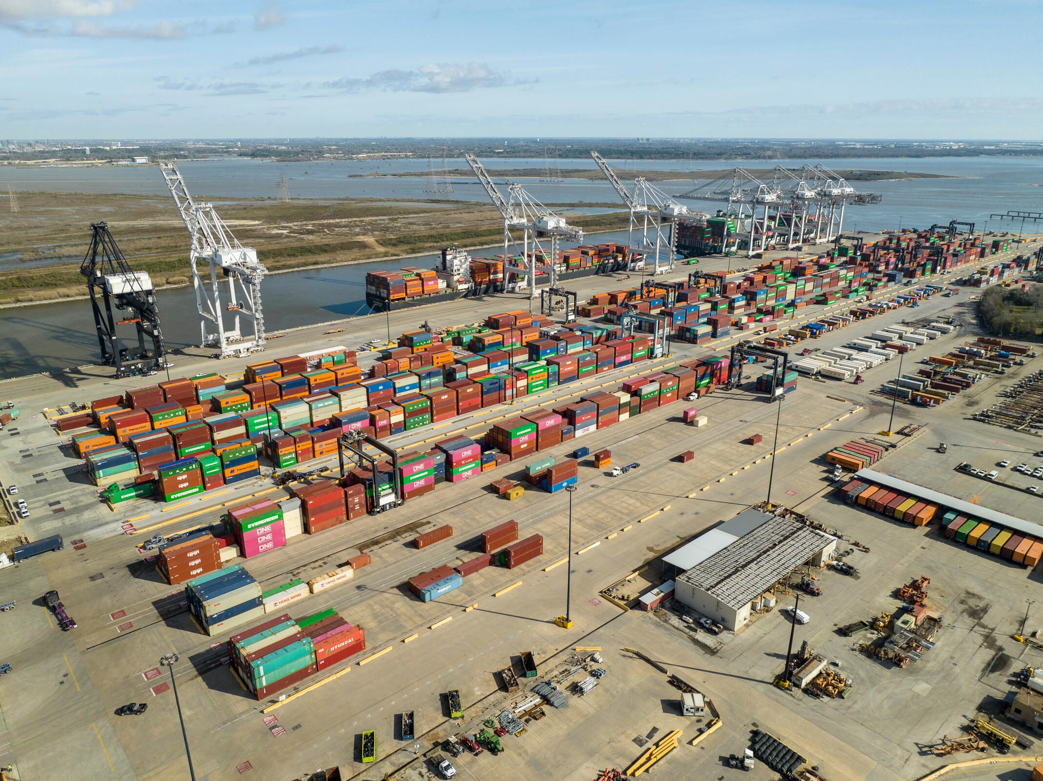 Barbours Cut Container Terminal aerial photo. File Photo courtesy Port Houston