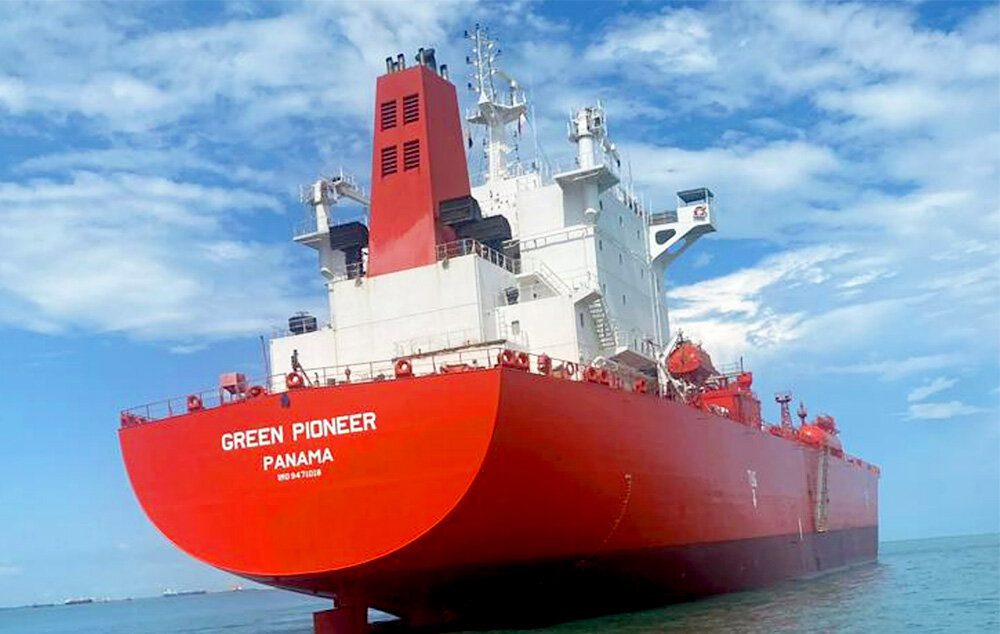 The ammonia carrier Green Pioneer. Photo courtesy MOL