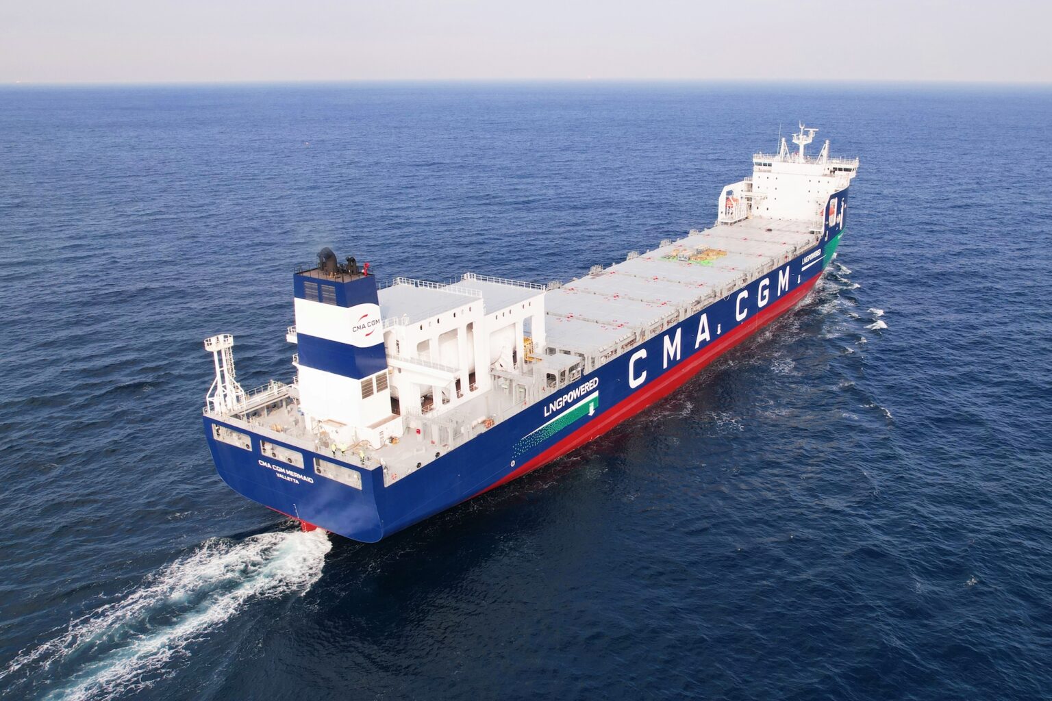 CMA CGM Takes Delivery of Novel LNG-Fueled Feeder Ship