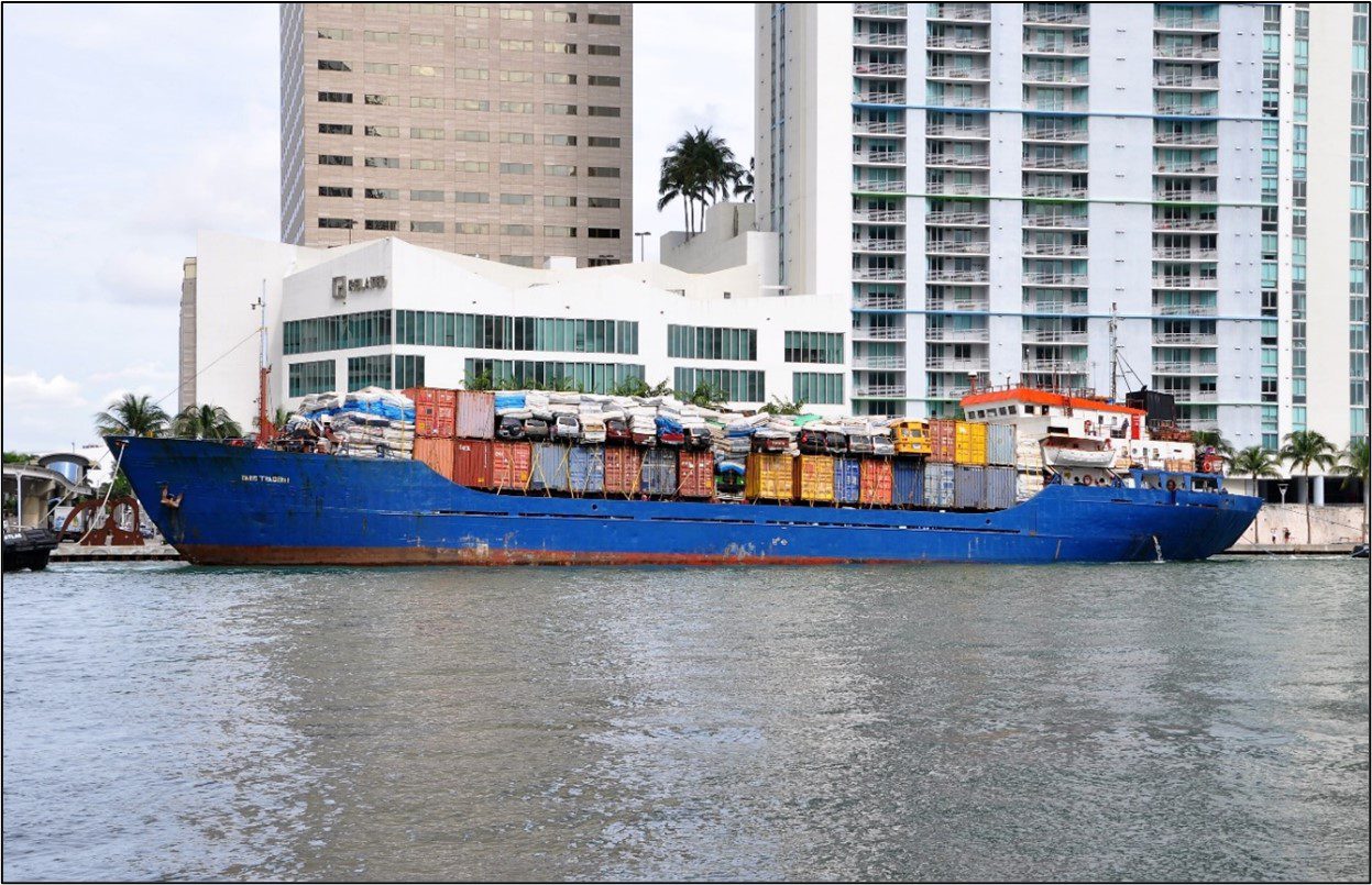 Carib Trader II precasualty. (Source: Gordon Dalzell, shipspotting.com via NTSB)