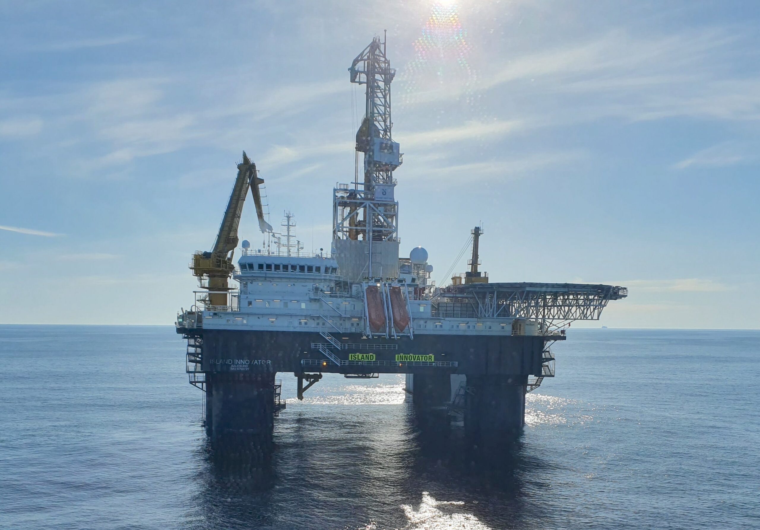 The Island Innovator drilling rig courtesy Island Offshore