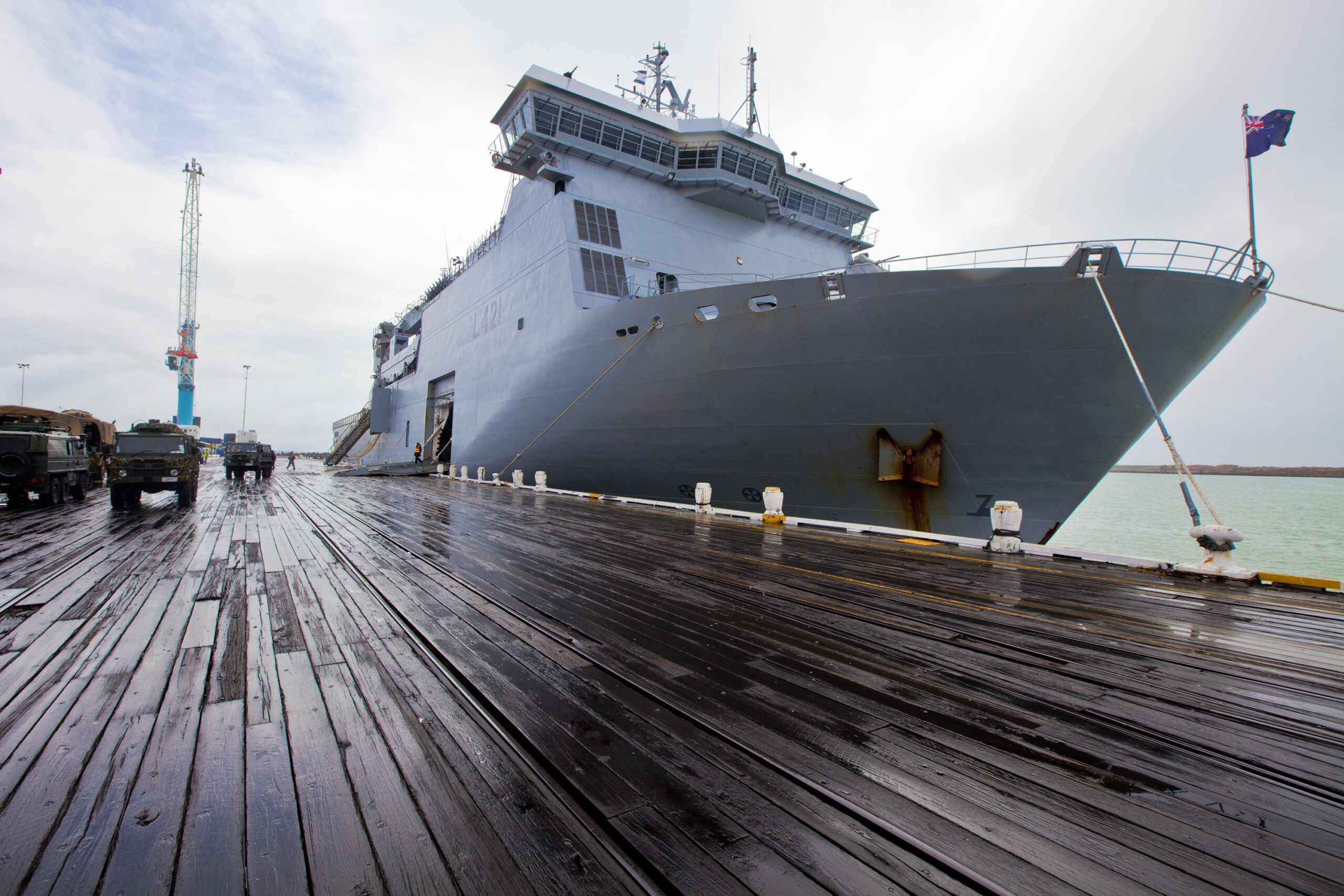 New Zealand warship HMNZS Canterbury
