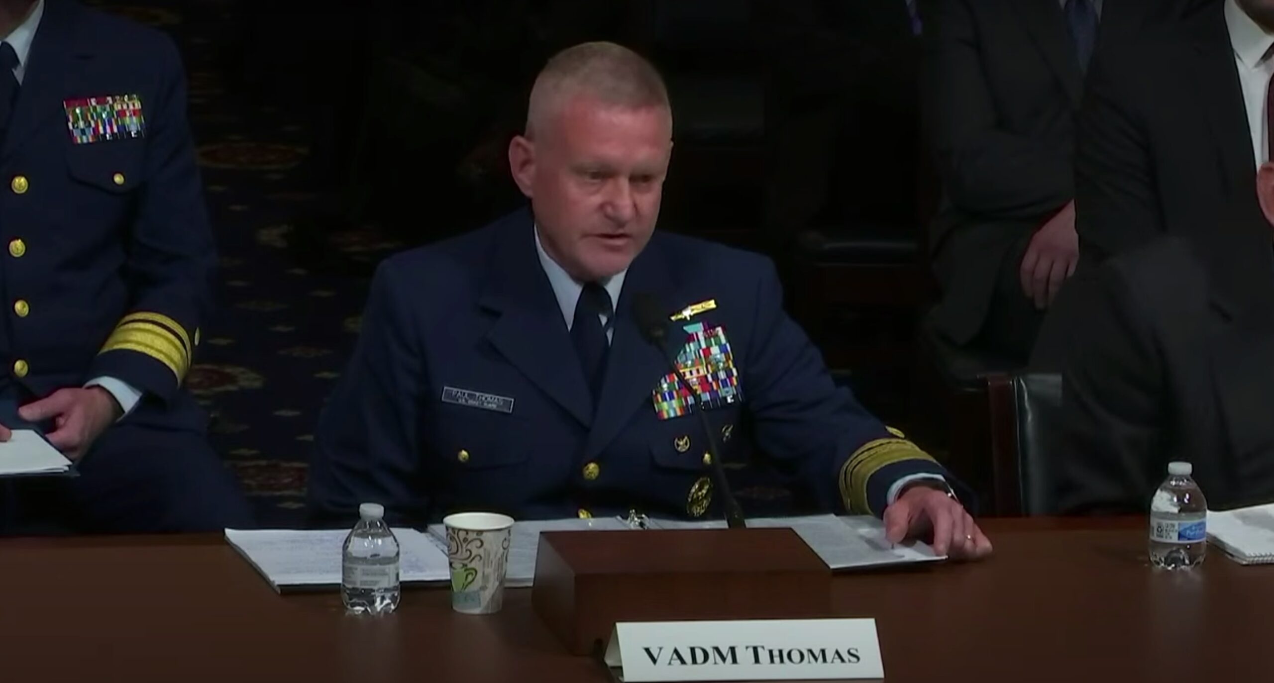 Vice Admiral Paul Thomas during Transportation and Maritime Security Subcommittee Hearing: Building the Fleet: Assessing the Department of Homeland Security’s Role in the United States Coast Guard’s Acquisitions Process, May 7, 2024.