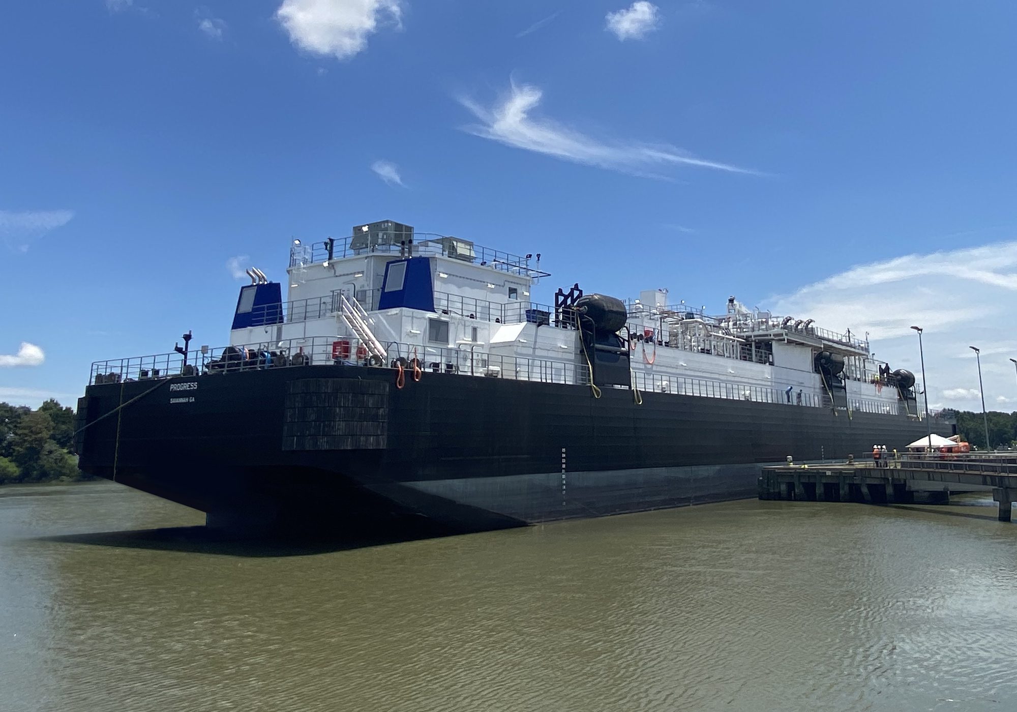 LNG bunker barge Progress