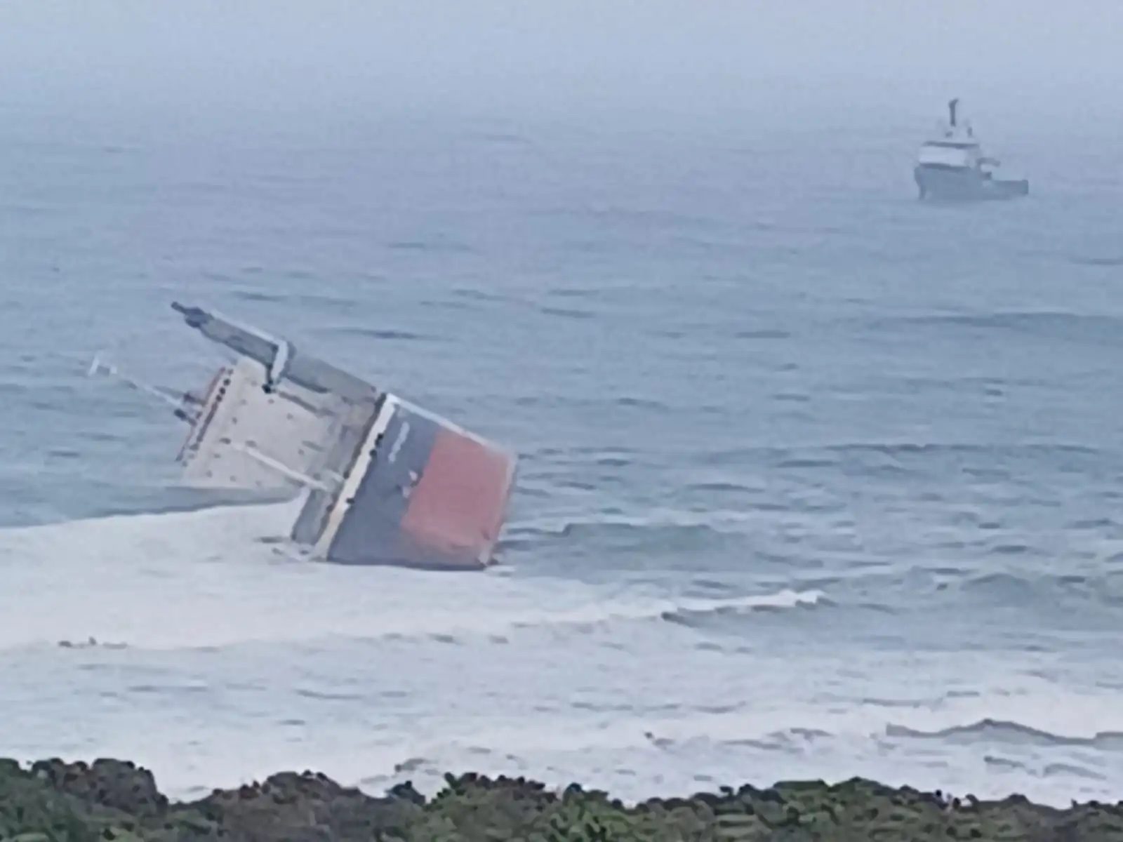 Rush to Prevent Oil Spill From Grounded Ship Off South African Coast