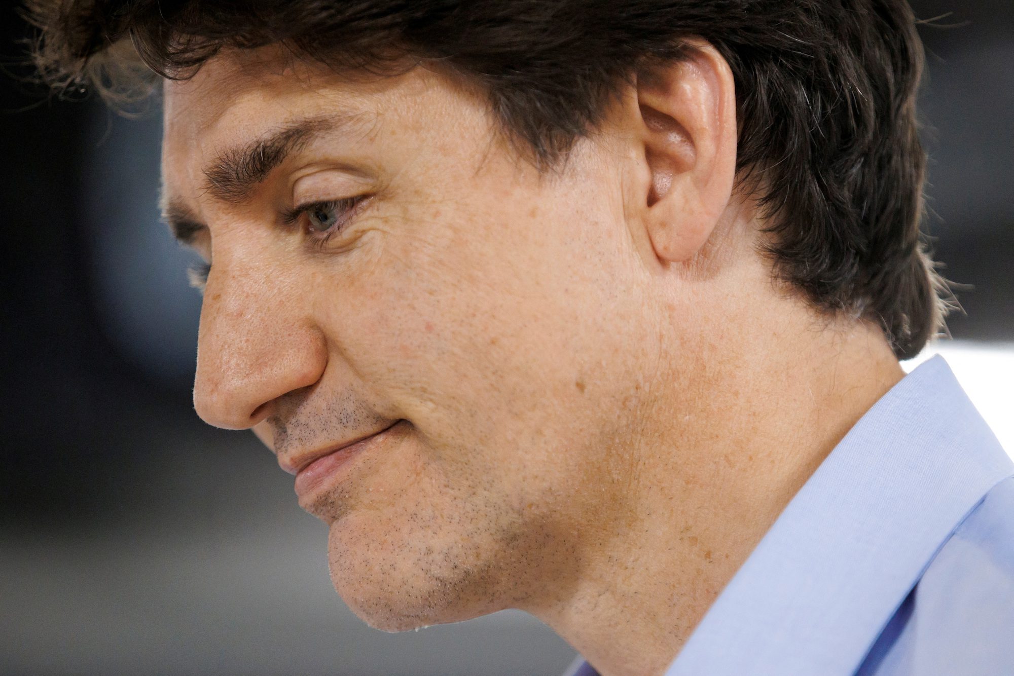 FILE PHOTO: Canadian Prime Minister Justin Trudeau tours an electric bus fleet at York Region Transit Southeast Division’s garage in Richmond Hill, Ontario, Canada July 5, 2024. REUTERS/Cole Burston/File Photo