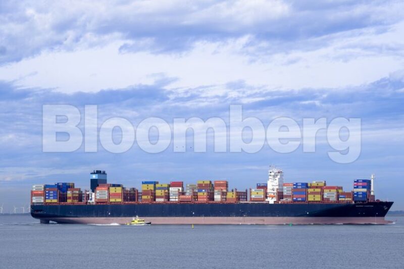 The Maersk Campton container ship. Photographer: Thierry Monasse/Getty Images