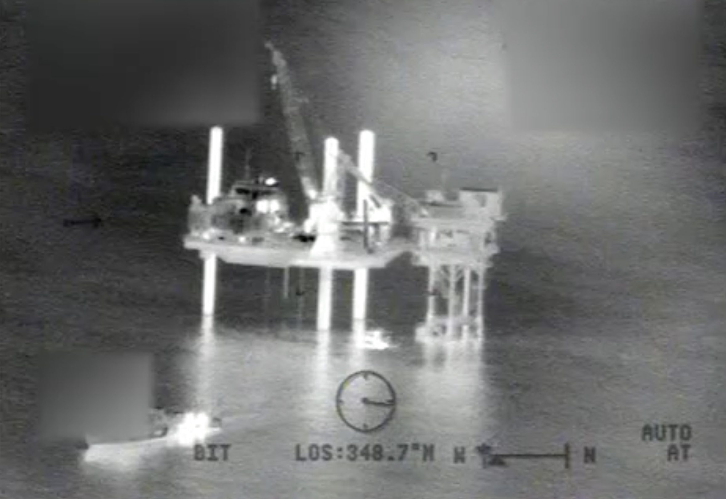 Coast Guard Rescues Two After Lift Boat Fire Off Louisiana