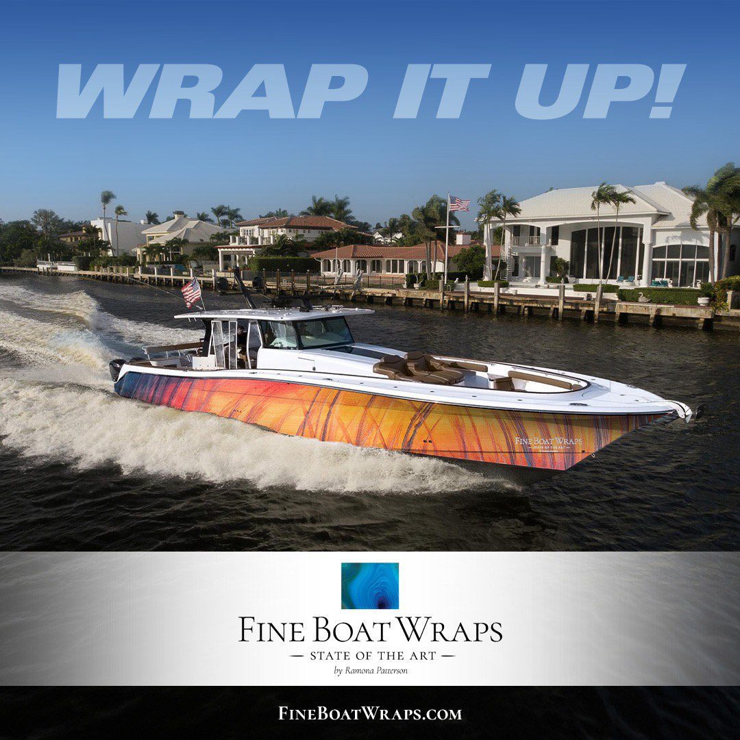 State of the Art: Fine Boat Wraps Intertwines Fine Art With Vinyl Wraps For Yachts, Tenders, Sails 