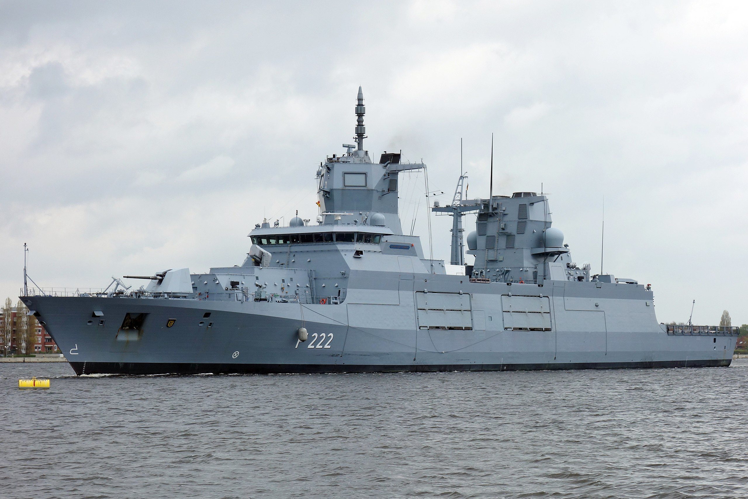 German frigate FGS Baden-Württemberg