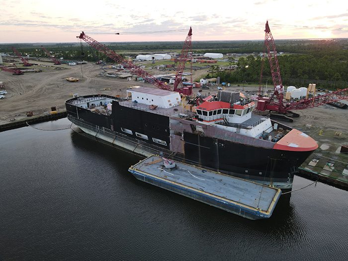 HOS Rocinante SOV conversion at Eastern Shipbuilding