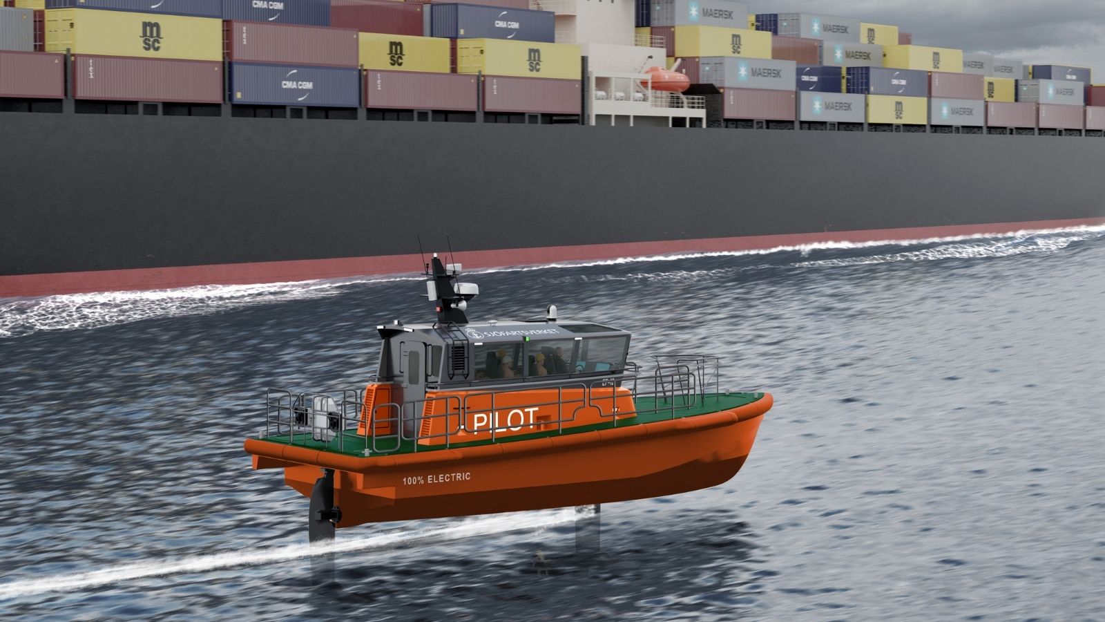 Artemis' electric hydrofoiling pilot boat