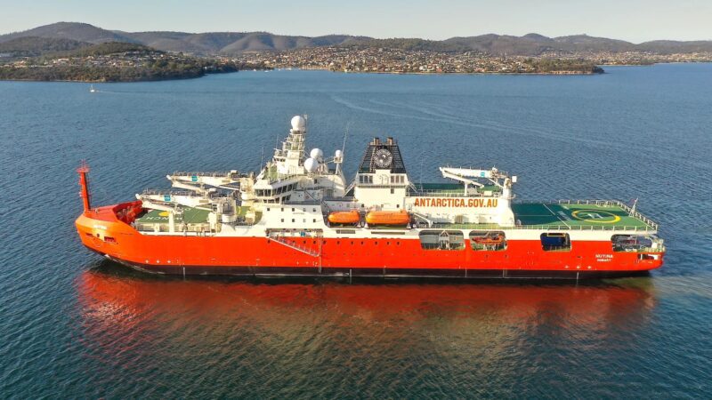 RSV Nuyina in Hobart