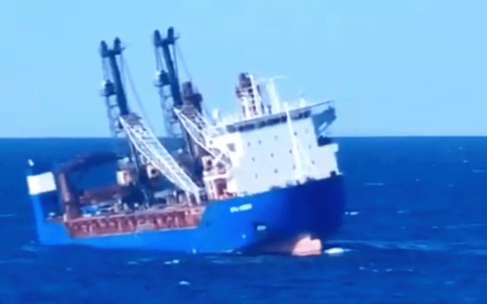 Russian Cargo Ship Sinks in Mediterranean After Explosion, Russian ...