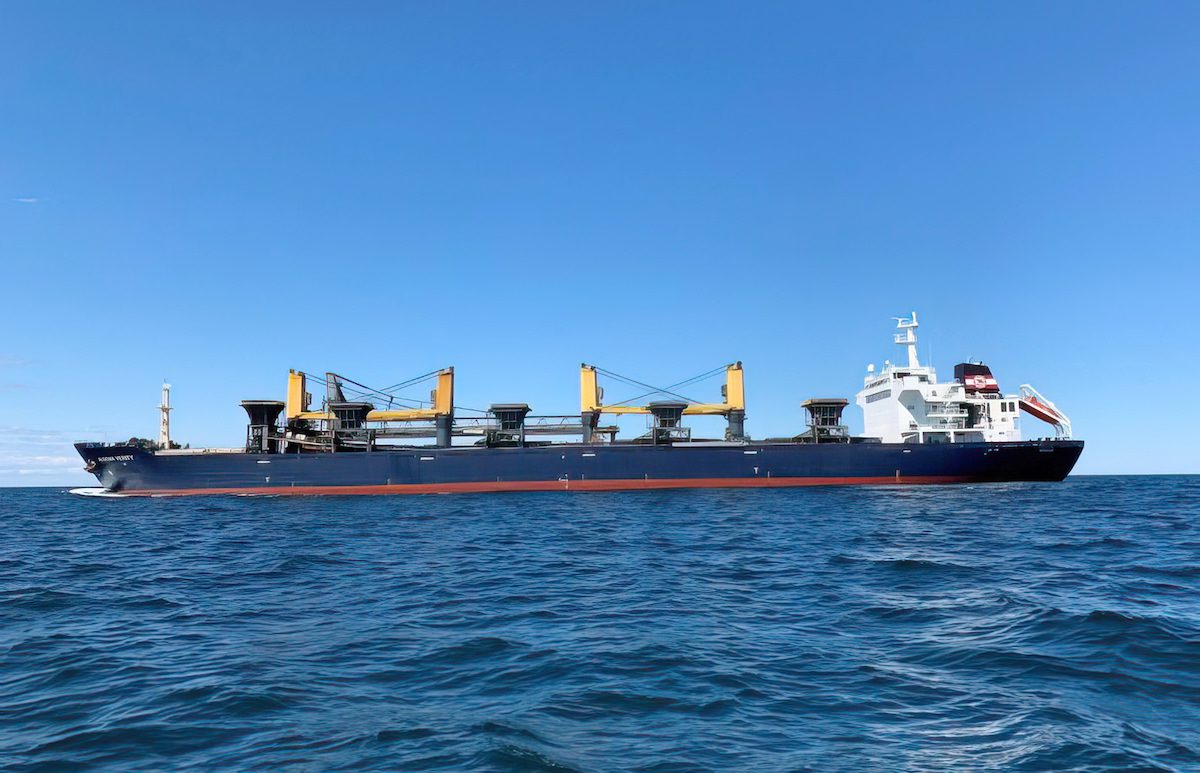 MV Algoma Verity at sea