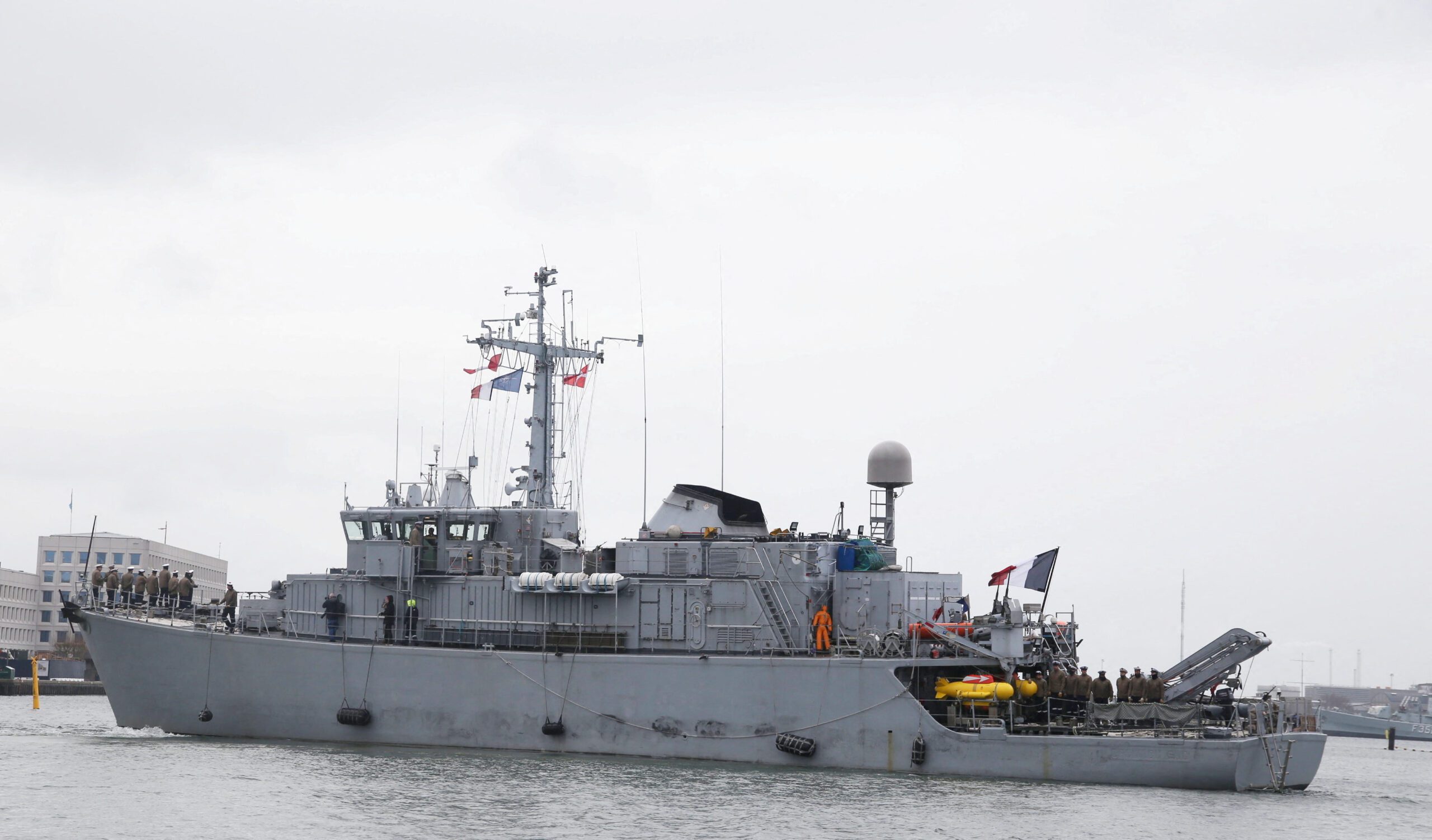 NATO ships set out to patrol Baltic after cable damaged