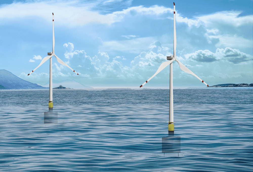 ECO TLP floating wind platform illustration