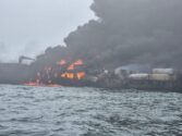 US-Flagged Oil Tanker ‘Stena Immaculate’ In Flames Off UK After Collision