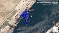 North Korea’s Warship Launch Ends in Disaster as Kim Jong Un Watches