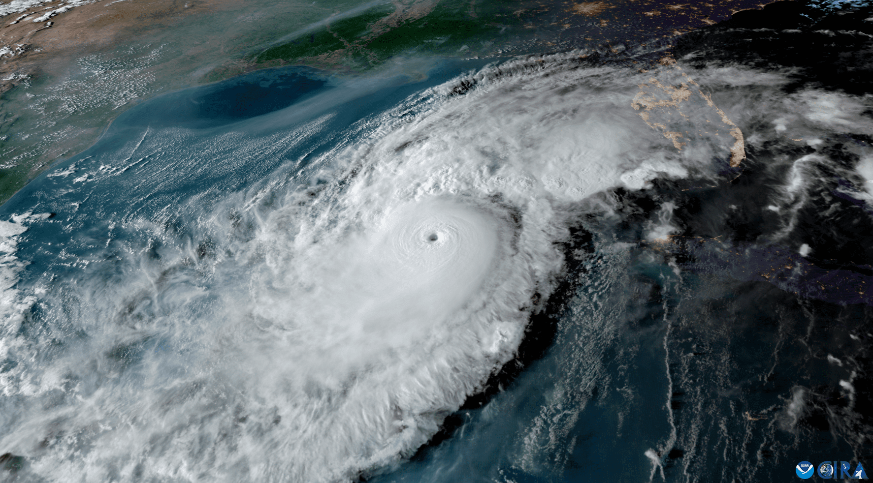 Image of Hurricane Milton from NOAA's GOES-16 satellite