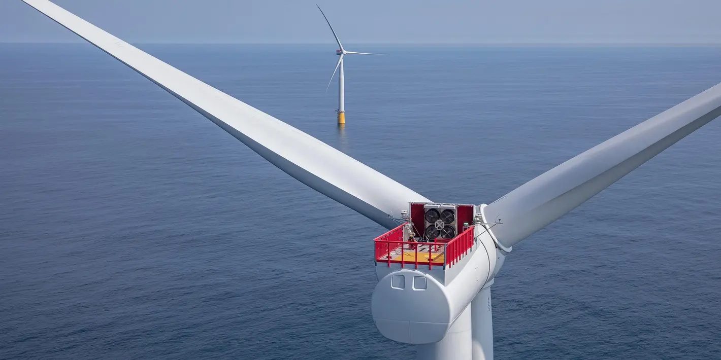 Illustration of Ba?tyk 2 and Ba?tyk 3 offshore wind farms
