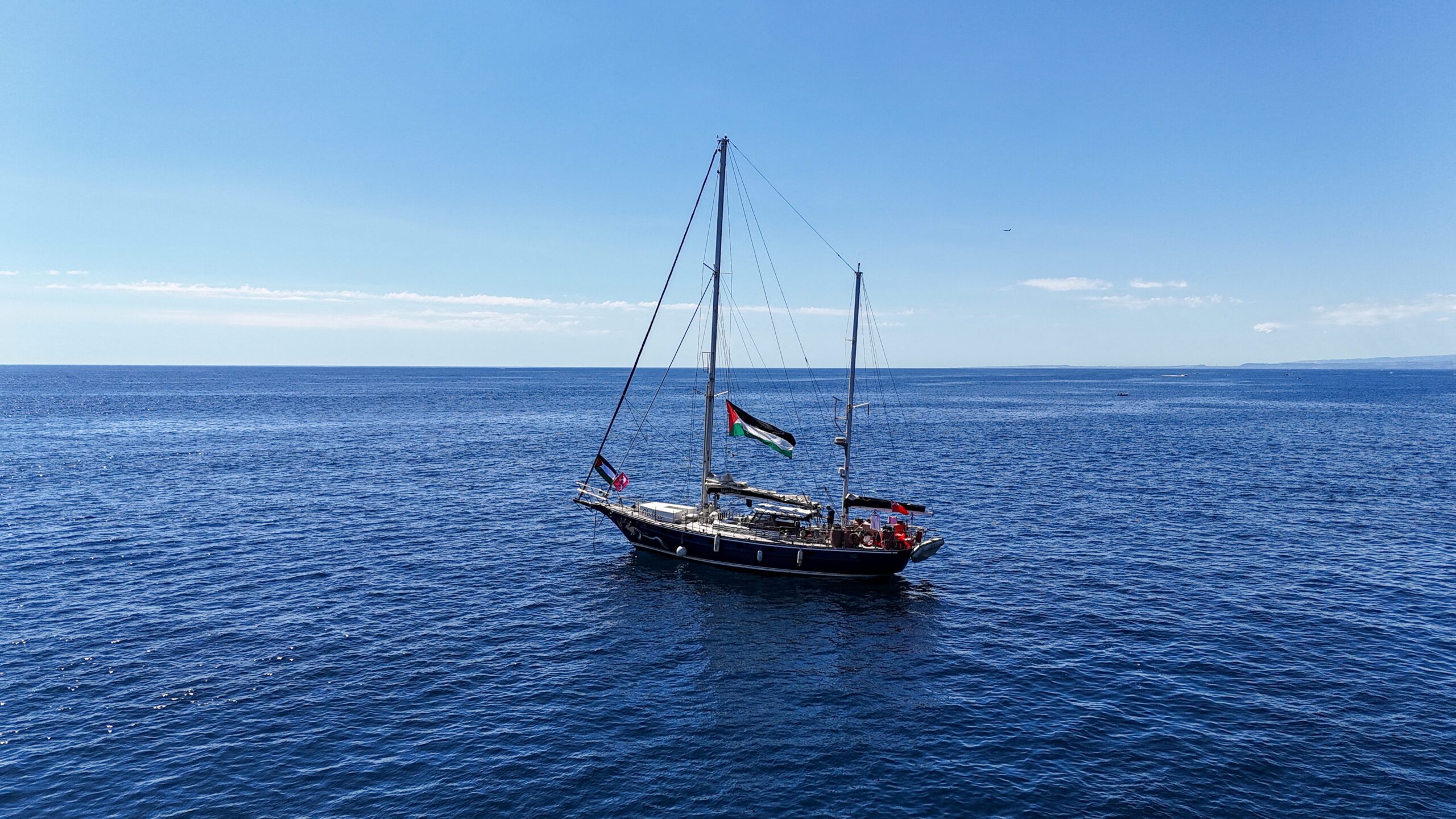 Freedom Flotilla set to sail towards Gaza for aid.June 1, 2025. REUTERS/Danilo Arnone