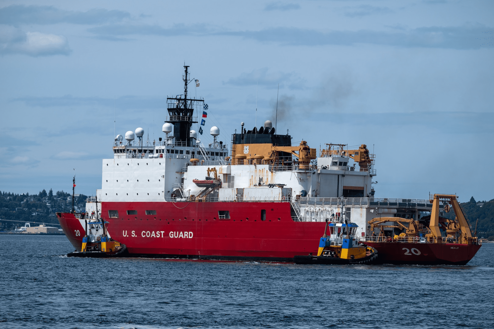 U.S. Coast Guard Icebreaker ‘Healy’ Heads To Arctic for Multi-Month Deployment