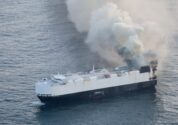 Photos: Car Carrier ‘Morning Midas’ Catches Fire with Electric Vehicles Off Alaska
