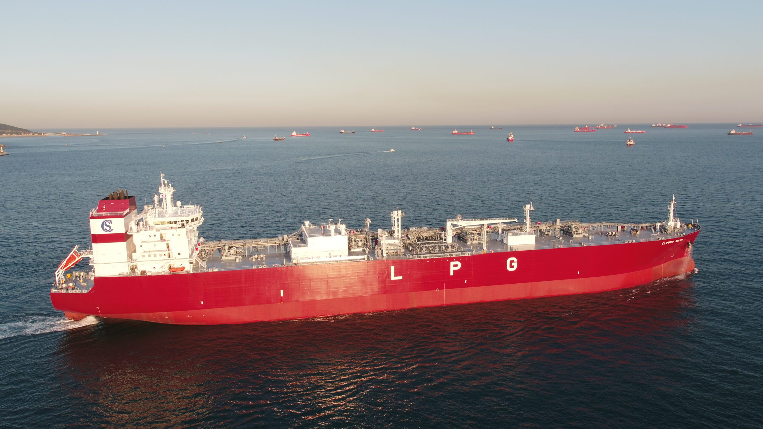 Solvang VLGC Clipper Wilma at sea