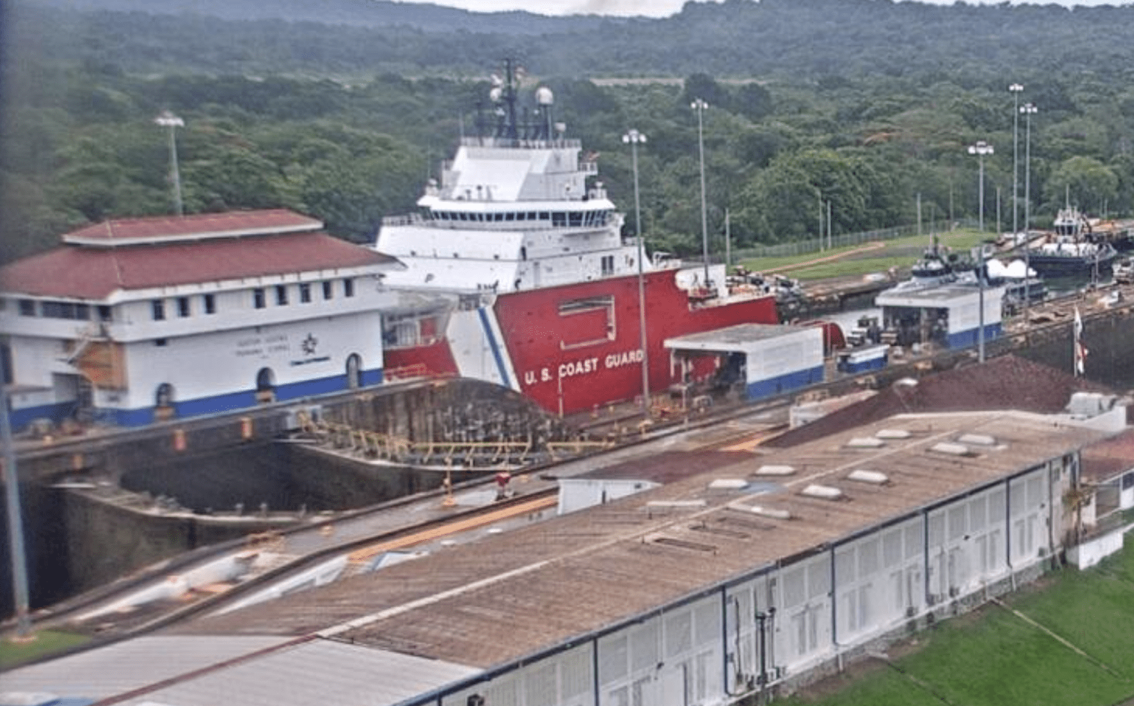 U.S. Coast Guard’s New Icebreaker USCGC ‘Storis’ Transits Panama Canal en Route to Arctic