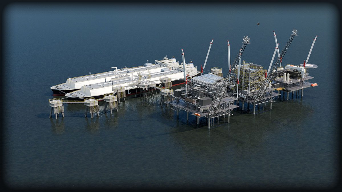 ST LNG Deepwater Port project illustration