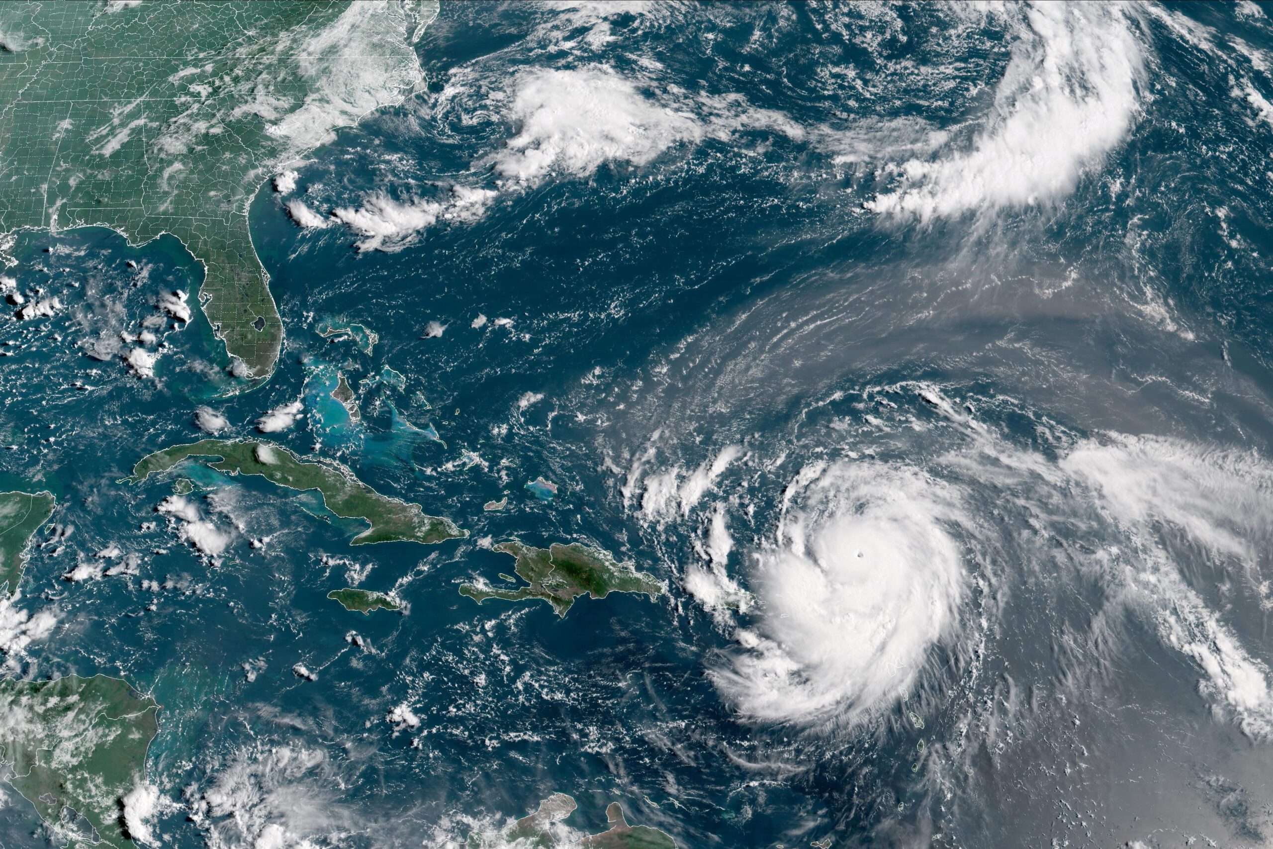 Hurricane Erin, which is the first hurricane of the 2025 Atlantic season and has developed into a dangerous Category 4 hurricane
