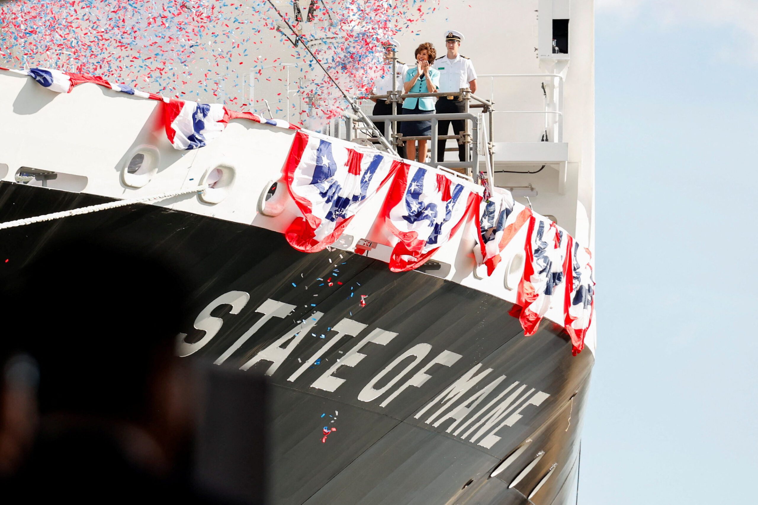 Maine Maritime Academy’s New Federal Training Vessel Christened at Hanwha Philly Shipyard